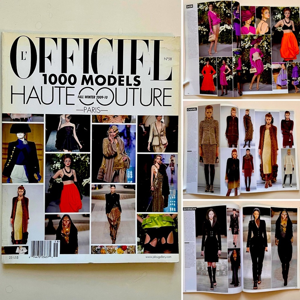 L Officiel Fall Winter 2009-10 N.58 Paris Couture Magazine Chanel Dior Valentino